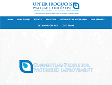 Tablet Screenshot of iroquoiswatershed.com